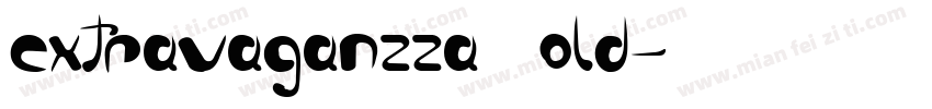 extravaganzza Bold字体转换